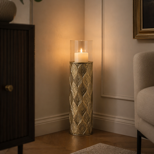 Metal Candle Holder Large