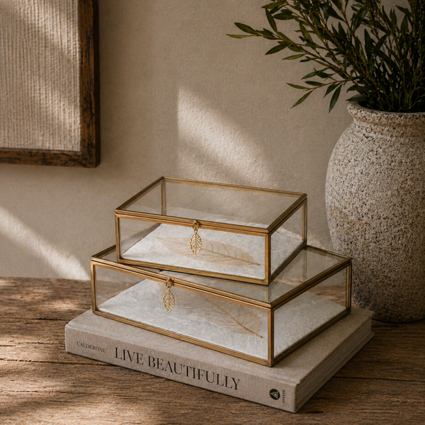 Leaf Glass Box Large