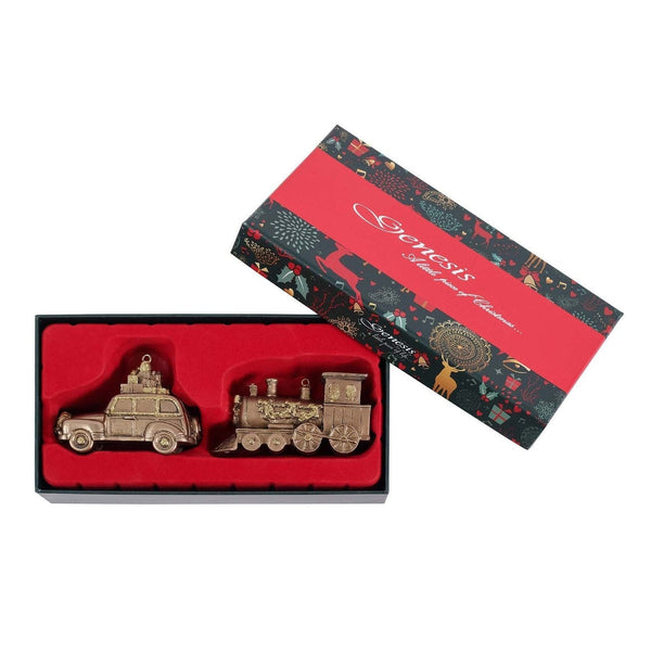 Car & Train Christmas Tree Ornament