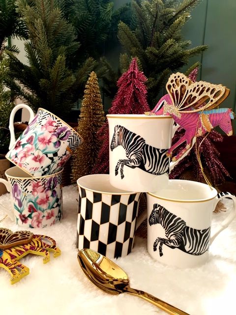 Mindy Brownes Interiors- Circus Frenzy Cups- SHM003 